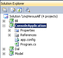 L'application Console